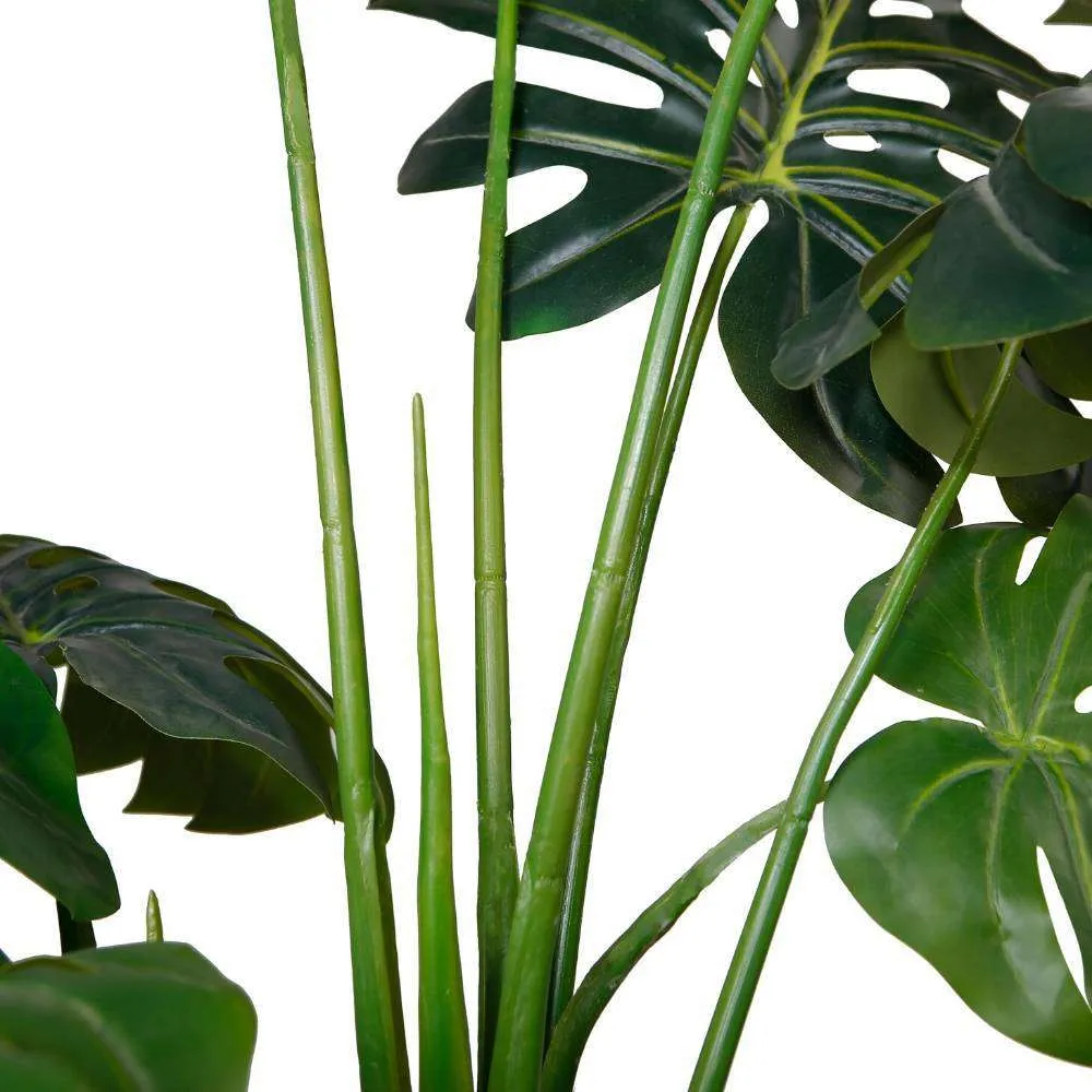 Planta en macetas de monstruo artificial ámbar 45