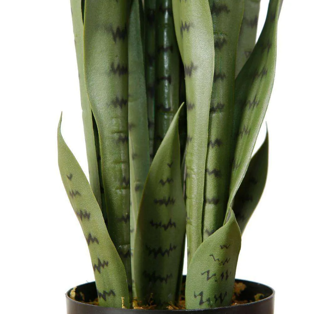 Snake artificial Sansevieria Planta Verde en maceta