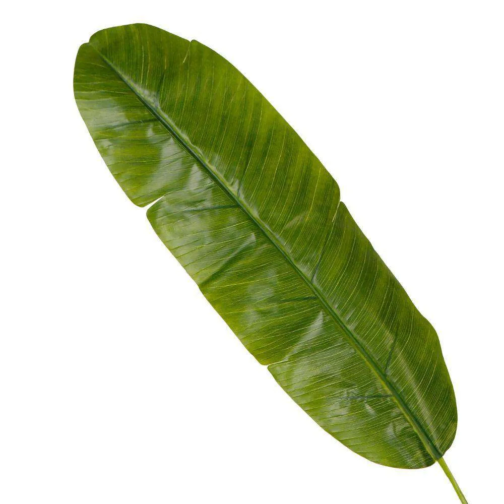 Planta en macetas de plátano artificial ámbar