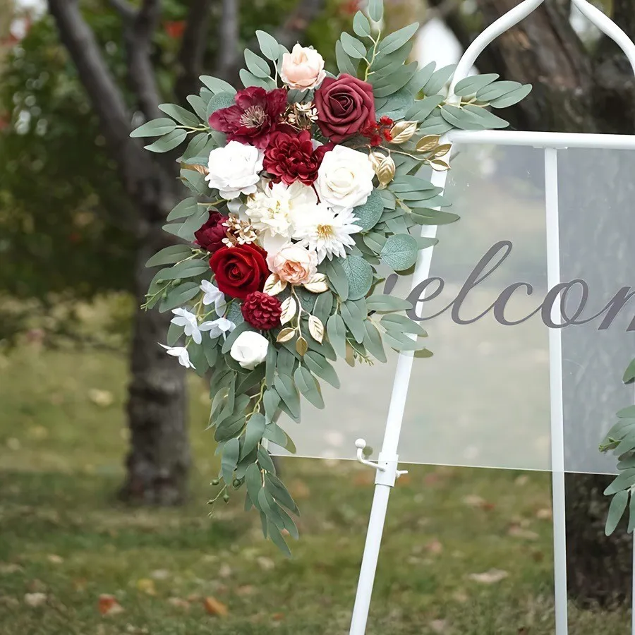 Flower de signo mayor Red & White
