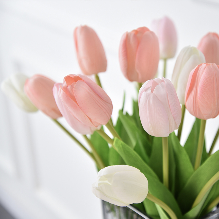 Flores artificiales touch real tulip