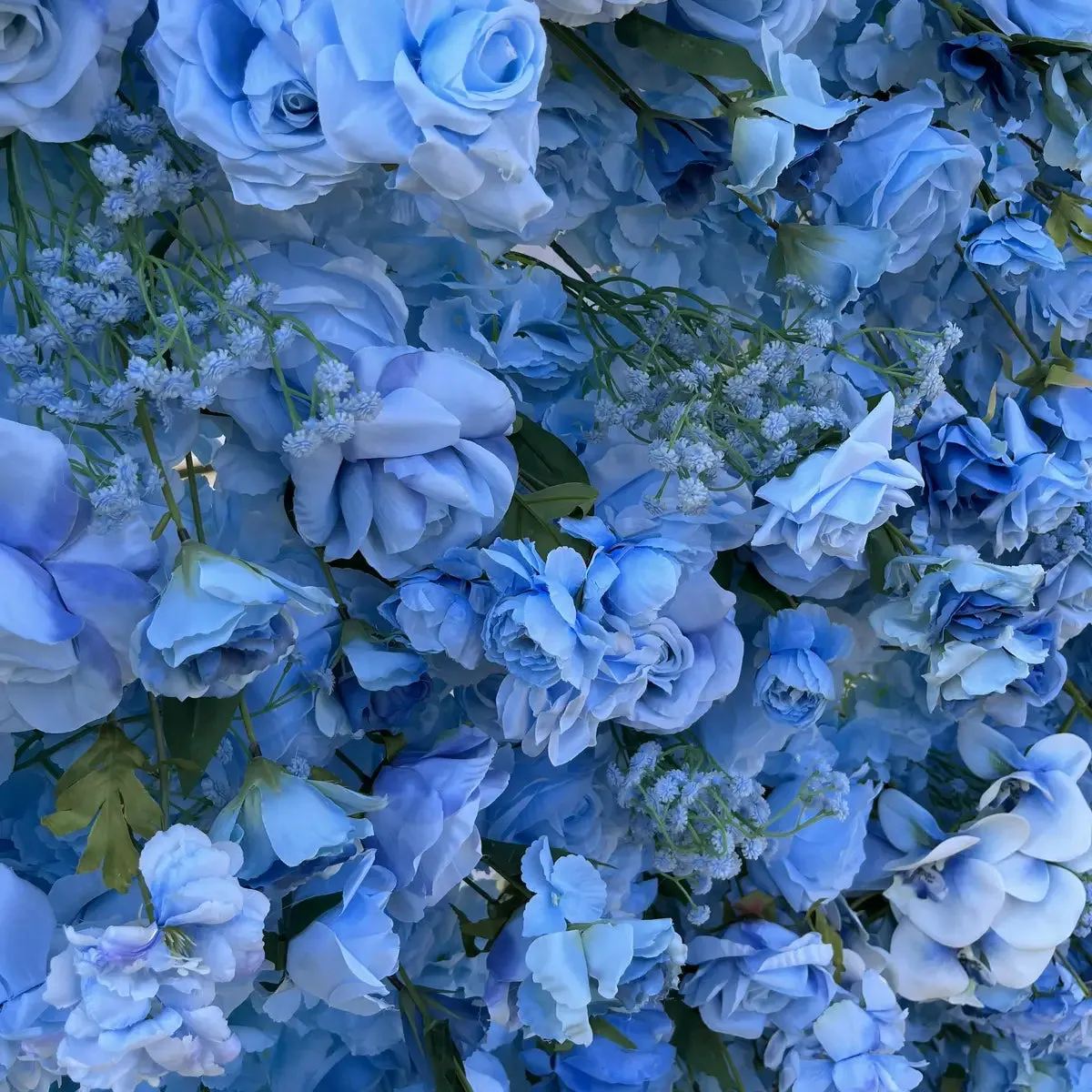 Ybliouke Flower Wall Fabric Rolling Up Cortina Floral Floral Fuerza de boda Decoración de la fiesta de bodas
