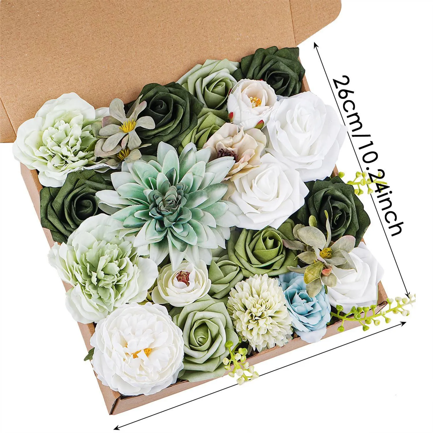 verde y blanco