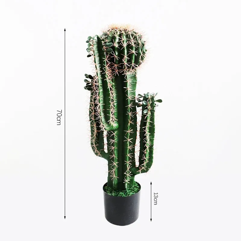 Planta en maceta de cactus artificial