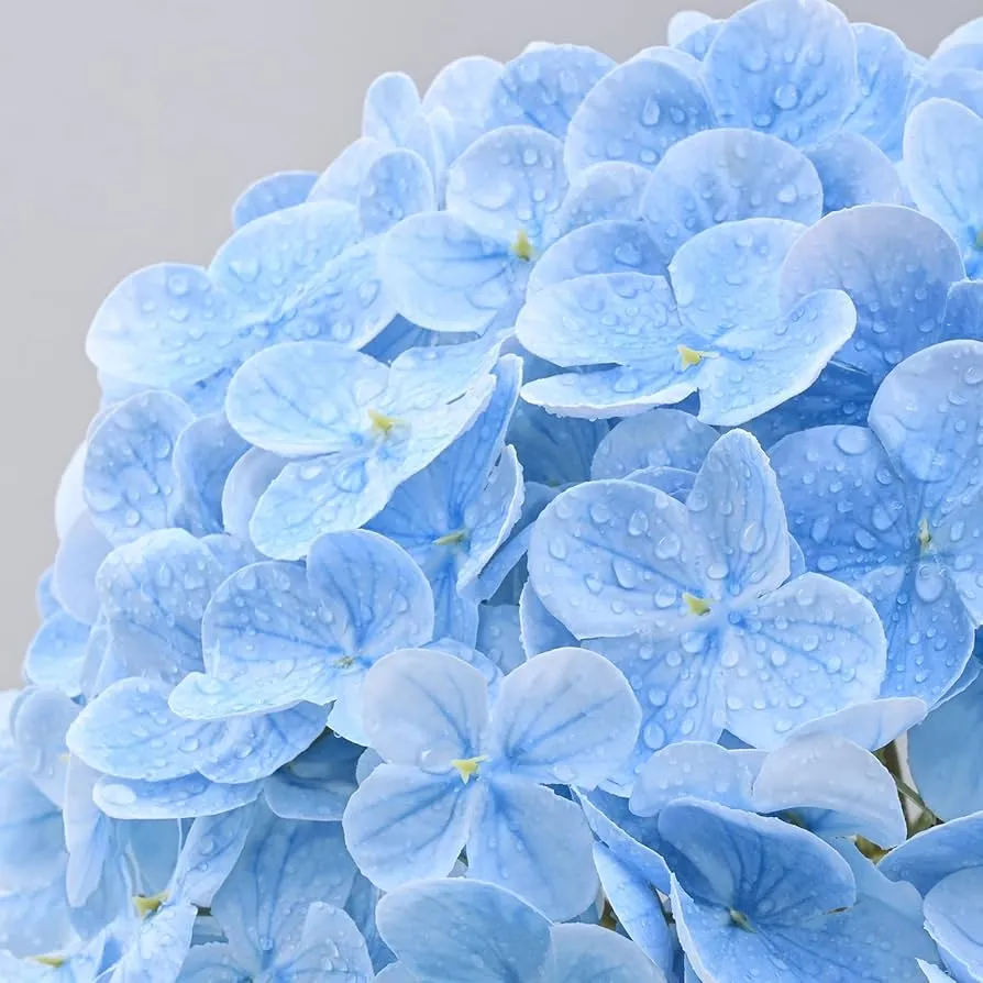 Flores falsas Hydrangea de toque real