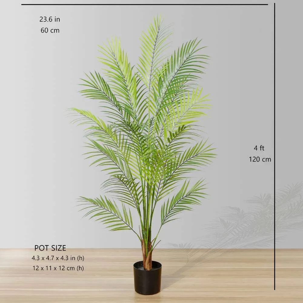 Planta en maceta de palmera areca artificial