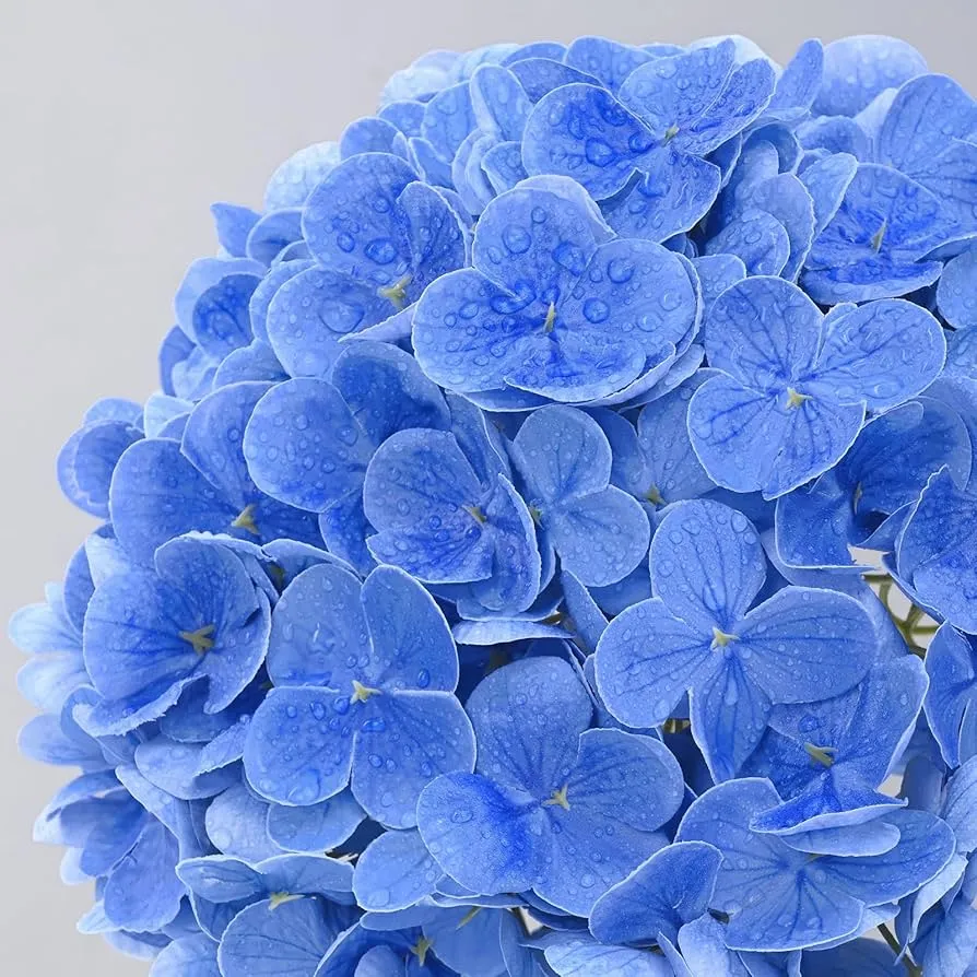 Flores falsas Hydrangea de toque real