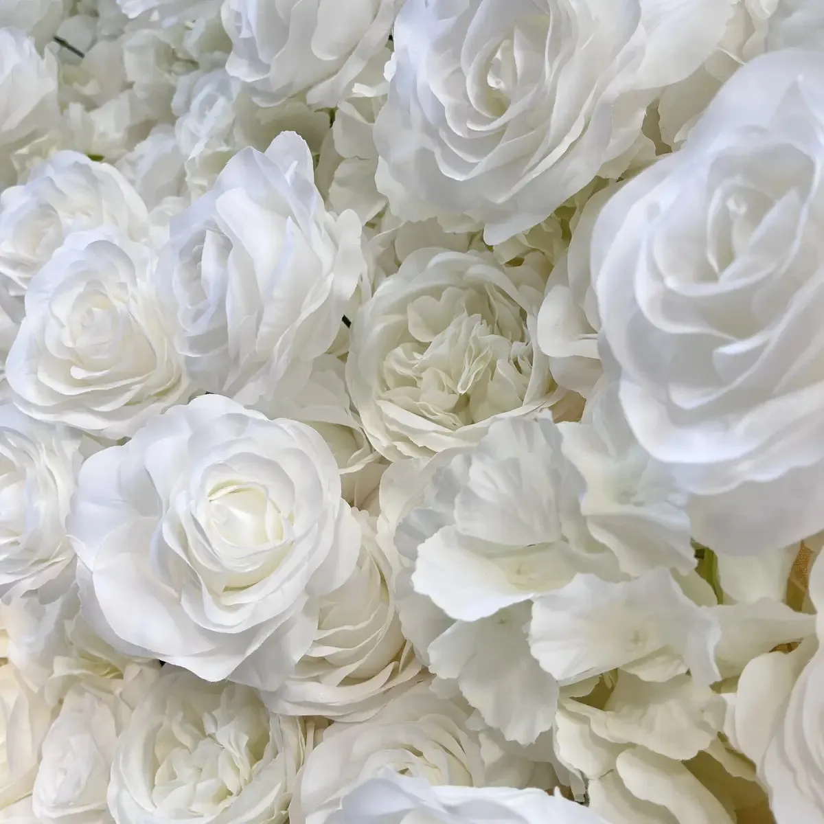 Ybliouke Flower Wall Fabric Rolling Up Cortina Floral Floral Fuerza de boda Decoración de la fiesta de bodas