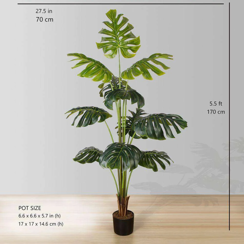 Planta en maceta de monstruos artificiales (múltiples tamaños)