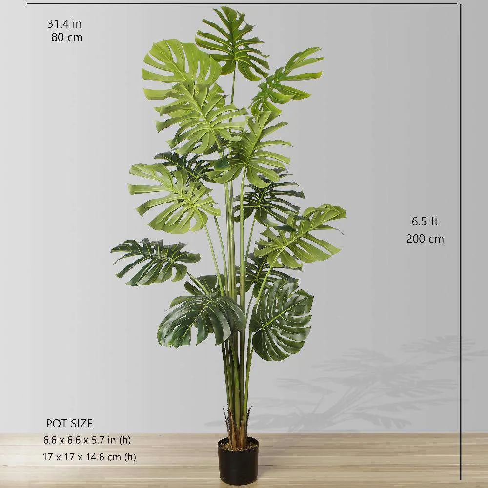 Planta en maceta de monstruos artificiales (múltiples tamaños)