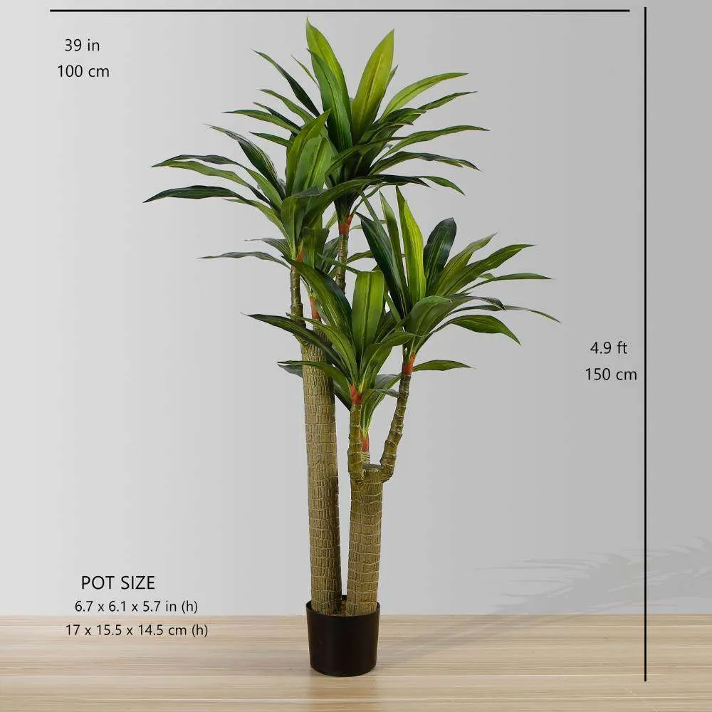 Planta en maceta de árboles artificiales Draecena (múltiples tamaños)