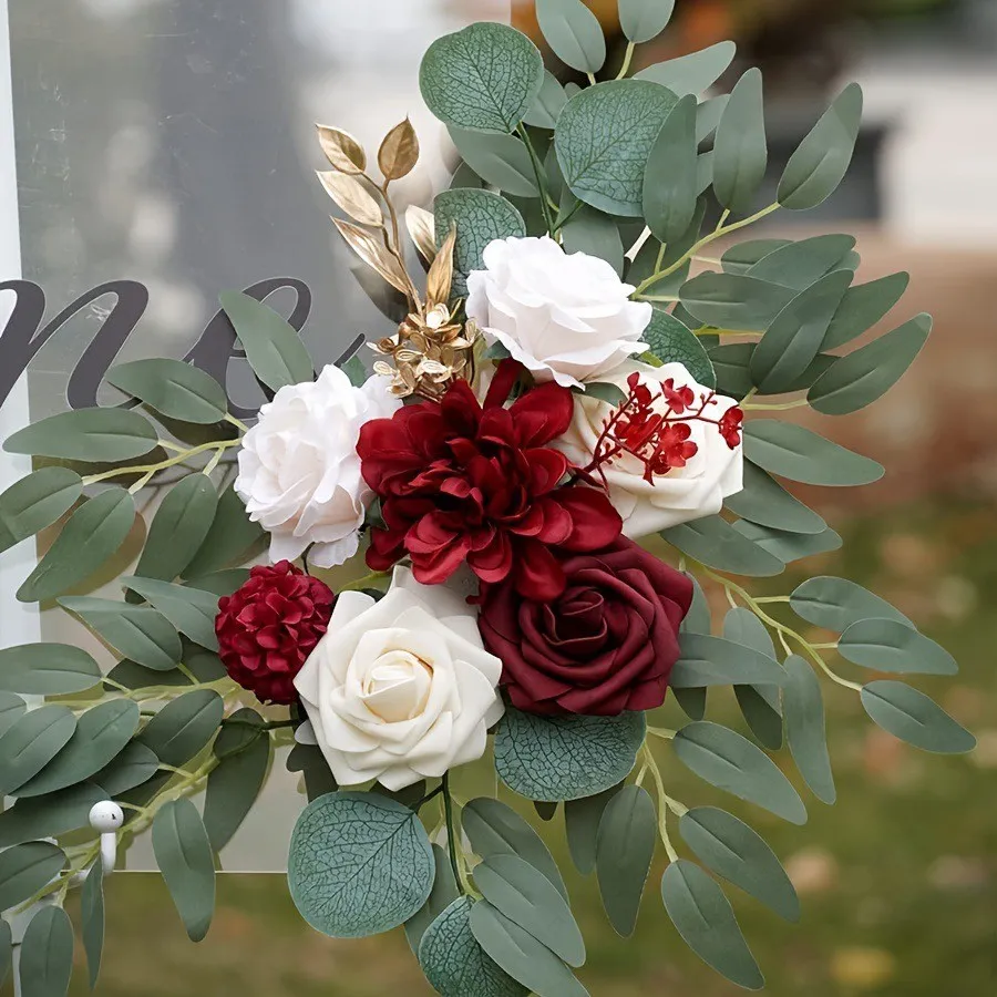 Flower de signo mayor Red & White
