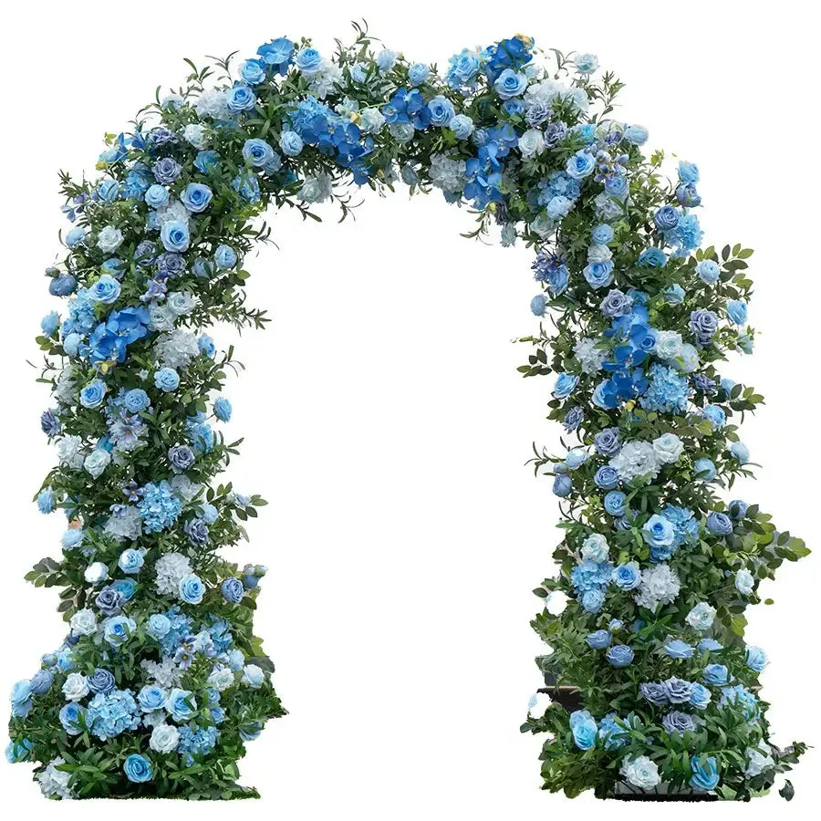 Decoración de la fiesta de bodas de la propuesta de la boda del fondo de flores artificiales del arco de flores