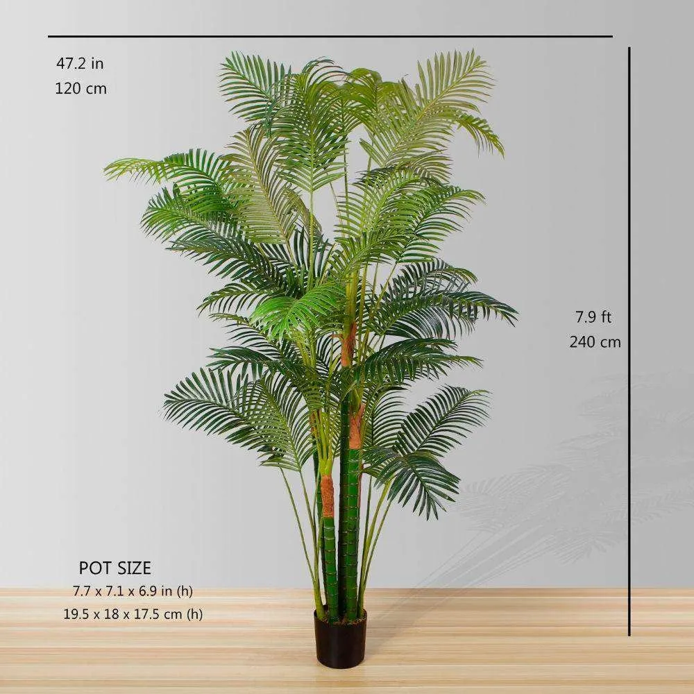 Planta en maceta de palmera artificial de Hawaii