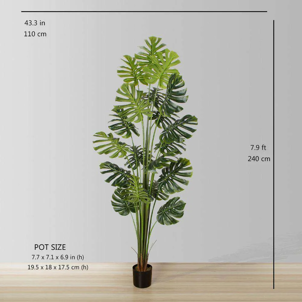 Planta en maceta de monstruos artificiales (múltiples tamaños)