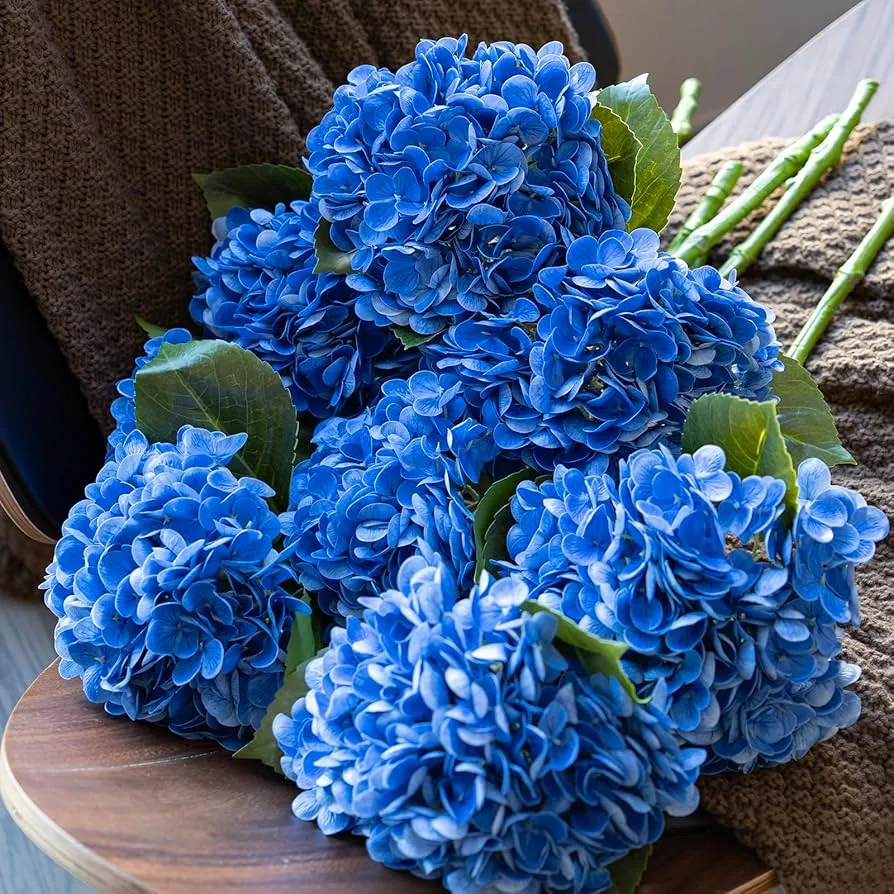 Flores falsas Hydrangea de toque real