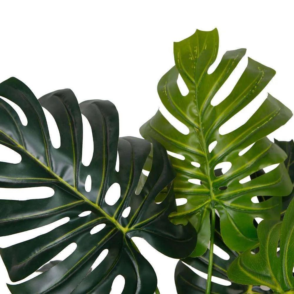 Planta en macetas de monstruo artificial ámbar 45