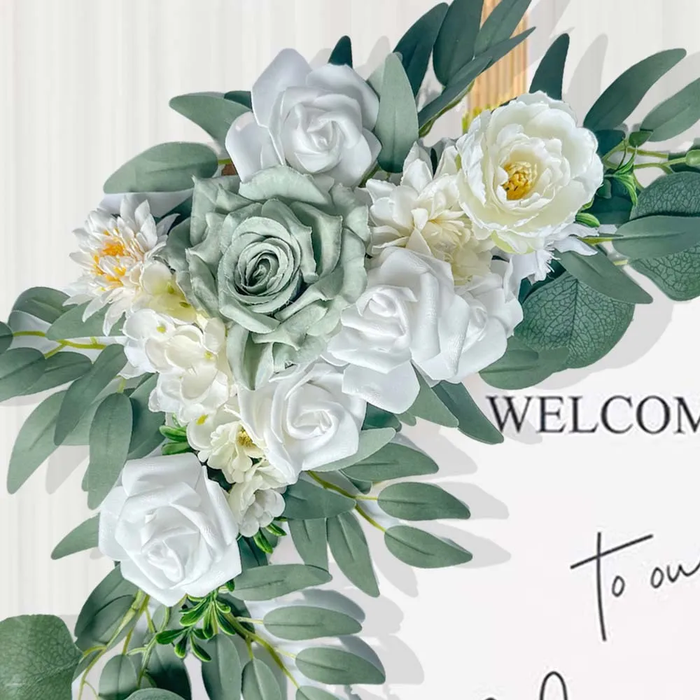 Sign Flower Verde y White
