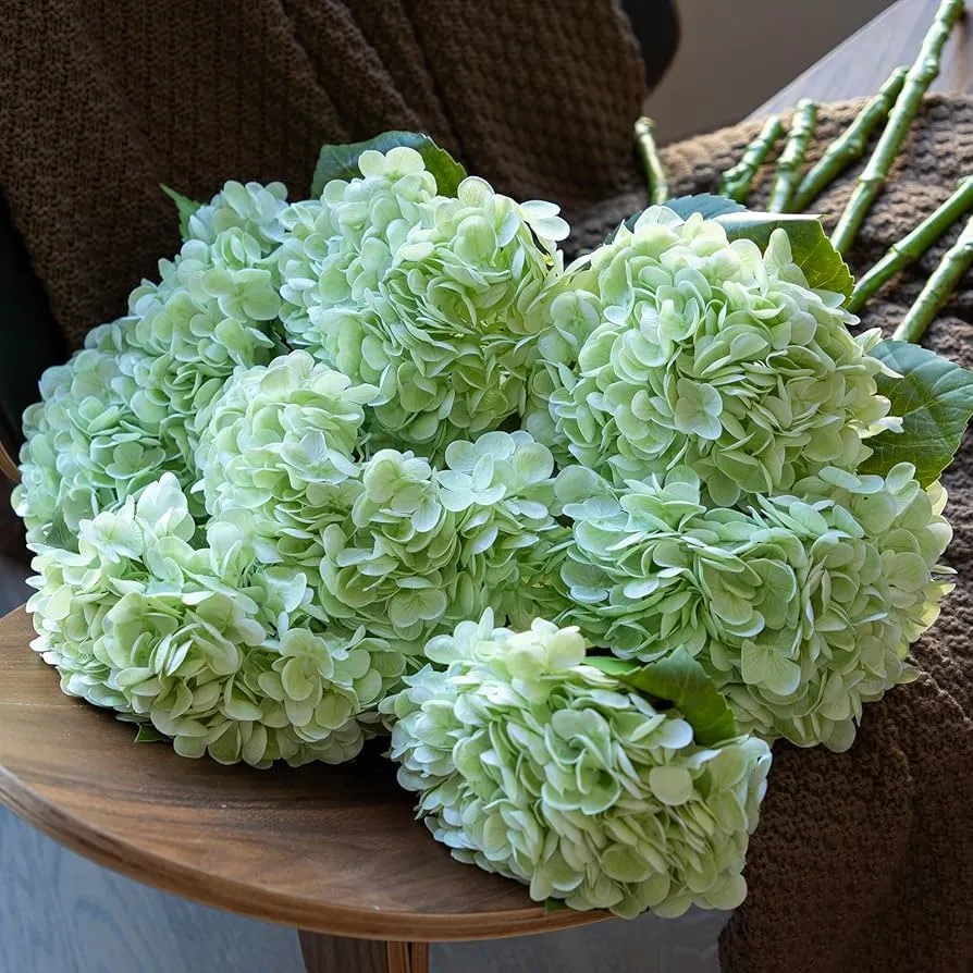 Flores falsas Hydrangea de toque real